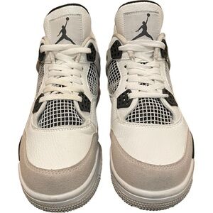 Jordan Air Jordan Iconic Retro 4 Military Black/Speckled Grey. Almost ne…